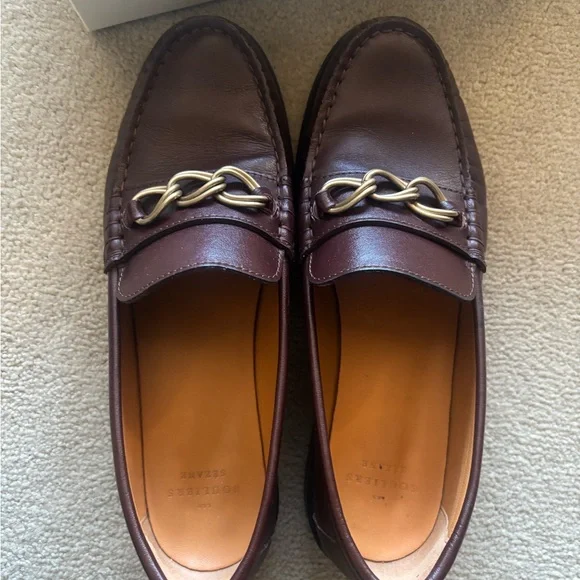 Sezane Vicky chocolate brown loafers size 38 USA 7 - Picture 5 of 7